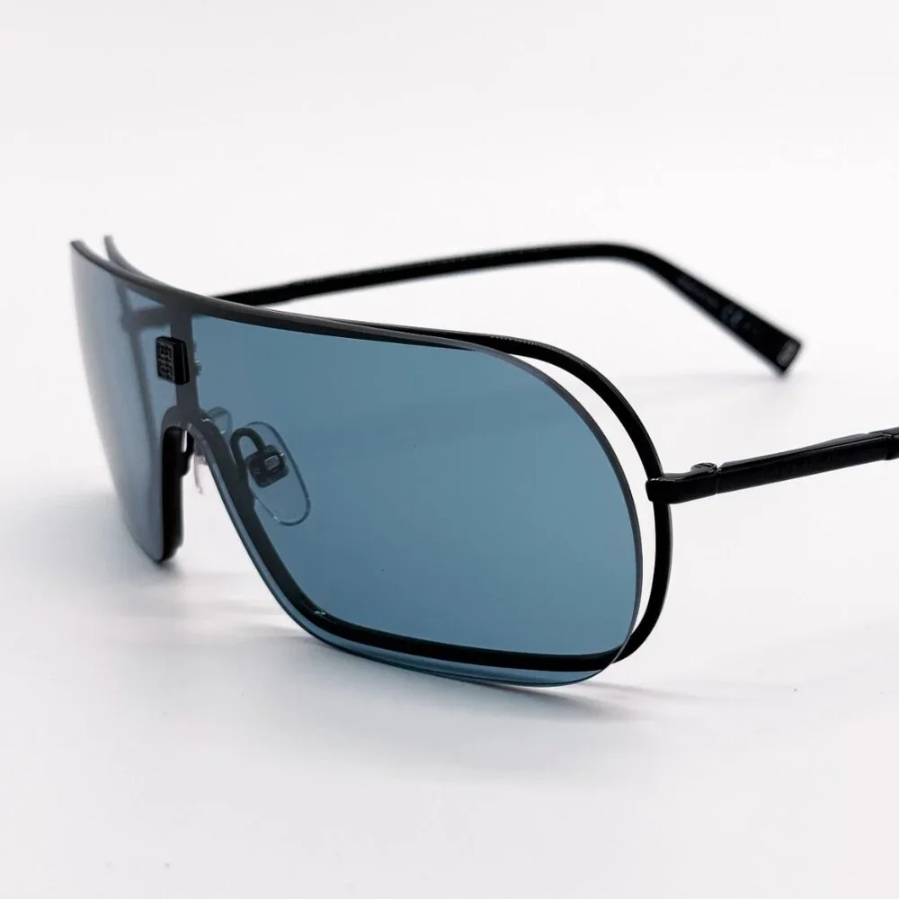 NEW GIVENCHY GV7168/S 0MR8 KU BLUE UNISEX SUNGLASSES GIVENCHY